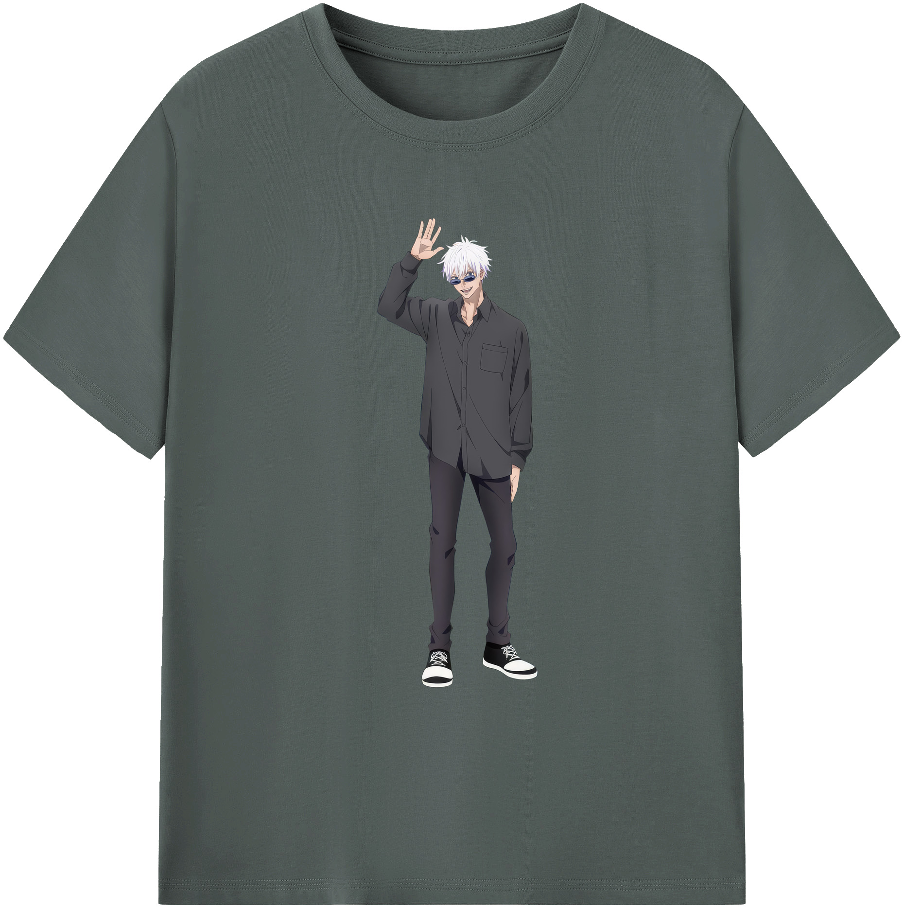 （画像用） 呪術廻戦 Jujutsu Kaisen 綿100％ メンズ半袖Tシャツ｜肌触りやわらか＆通気性